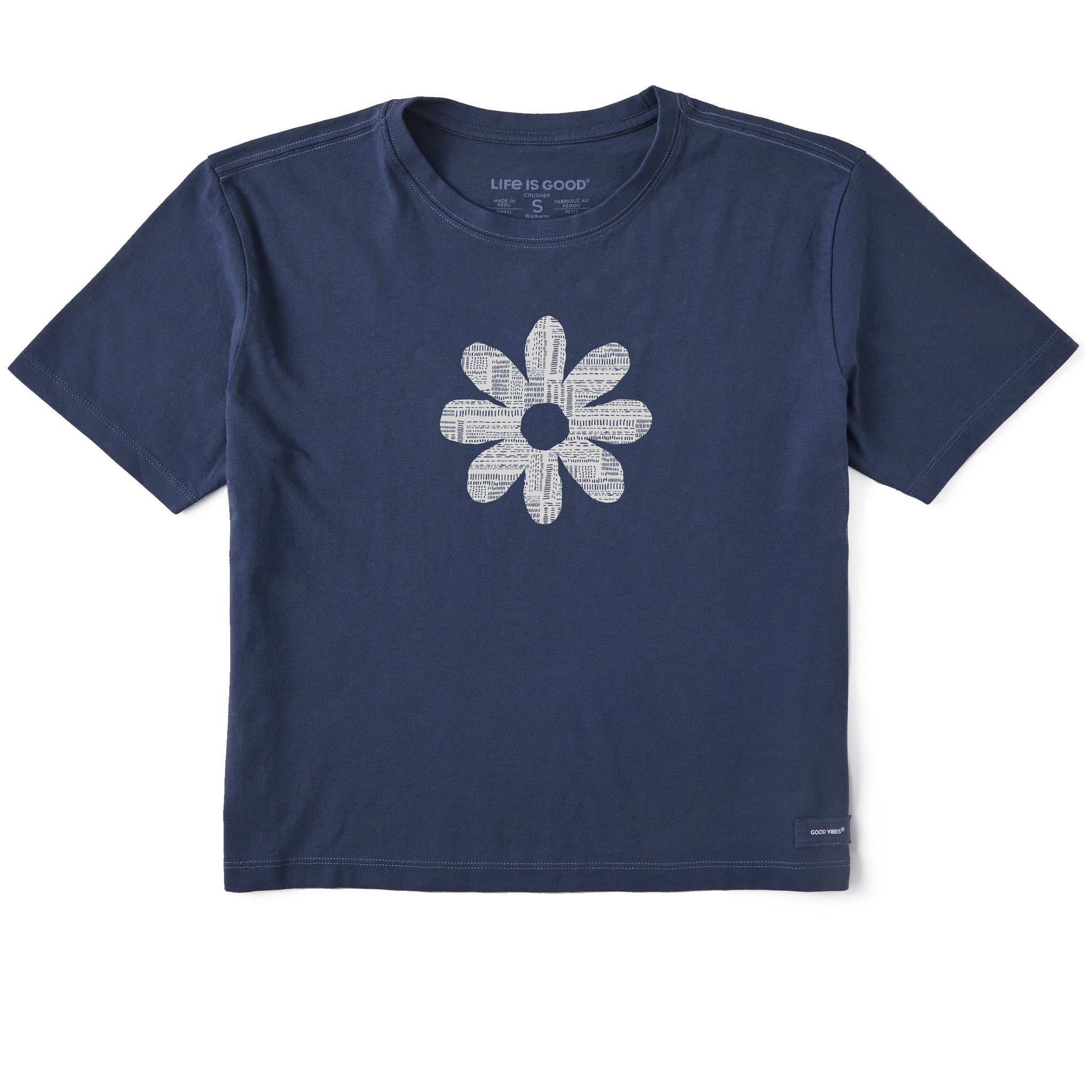Bert's Patchwork Daisy Boxy Tee