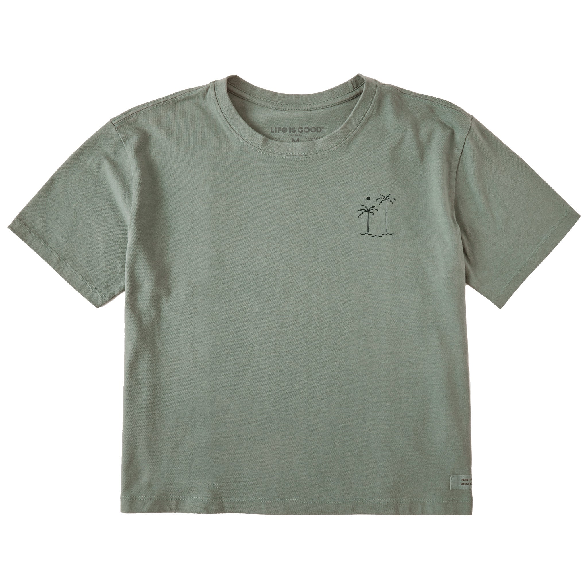 Minimal Palms Boxy Tee